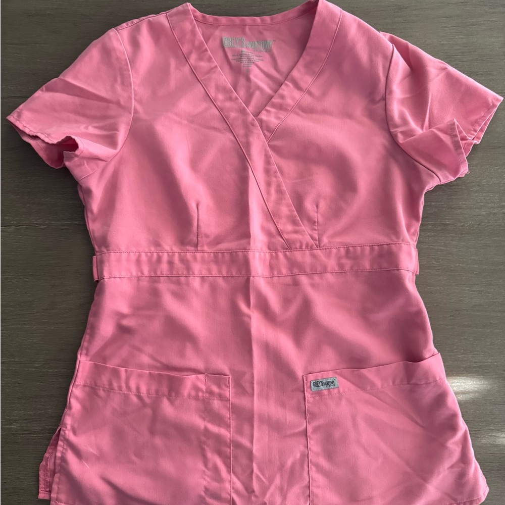 Grey’s anatomy  Women's Pink Scrub Top